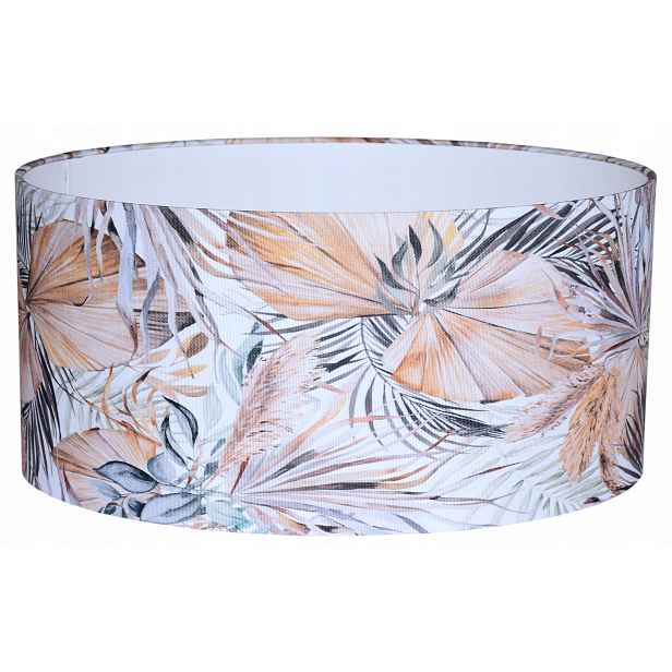 Boho Listy Abažur E27 Zavinovací Okraje válec stínidlo na lampu 40 cm Primavera