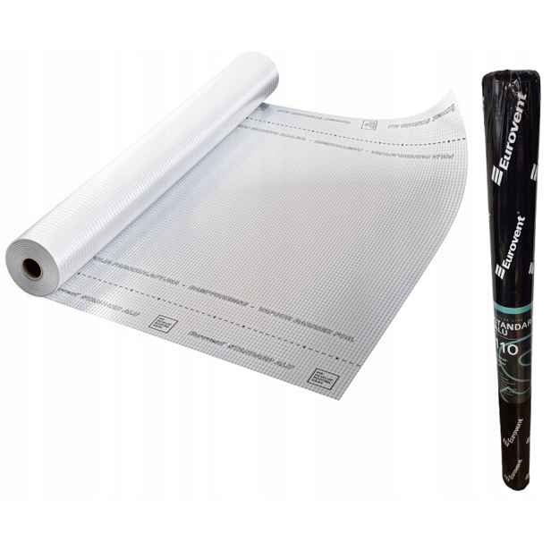 Fólie Paroizolační 110g Aluminiová Vyztužená Paroizolace Eurovent Alu 75 m
