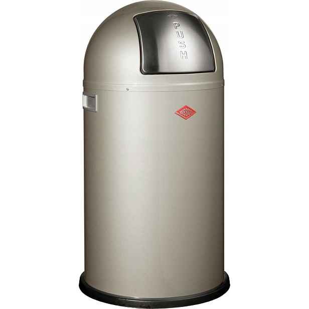 Odpadkový koš n. stříbrný 50 l Pushboy Wesco