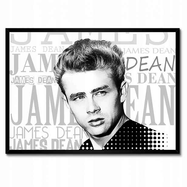 Plakáty v rámu 70x50 Pohledný James Dean