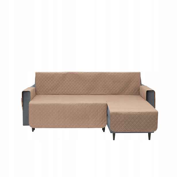 Přehoz Ochranný Potah na Sedačku Gauč Rohovou Sedací Soupravu pravý roh 240cm pro Psy a Kočky