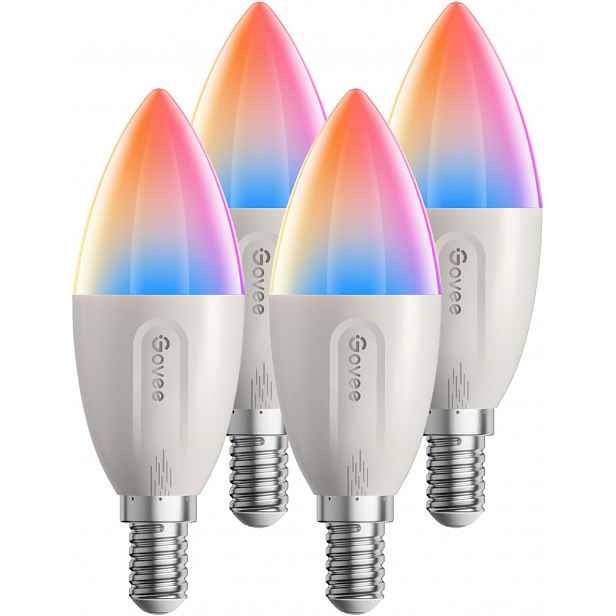 Rgbww Inteligentní Žárovka Govee H600C E14 450 LM 4,8 V Sadě Smart 4PACK