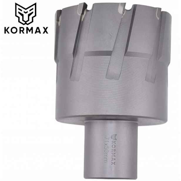 Trepanační fréza s karbidem 70 x 50 mm vrták 70 x 50 Weldon 32 mm