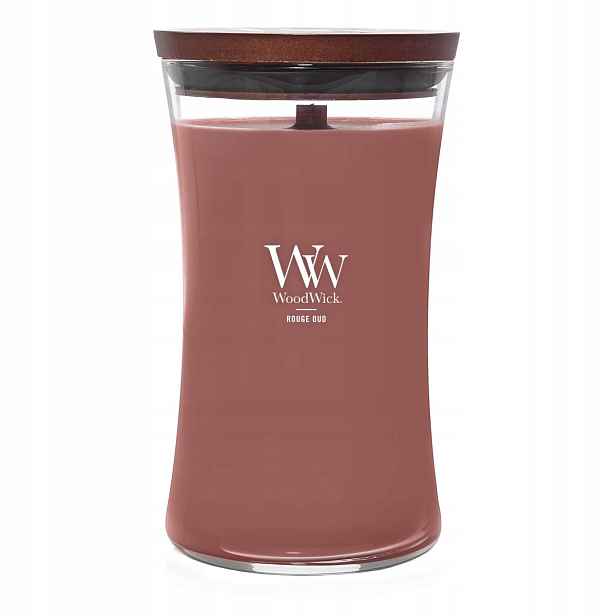 Vonná svíčka sójová Rouge Oud Woodwick 1 ks