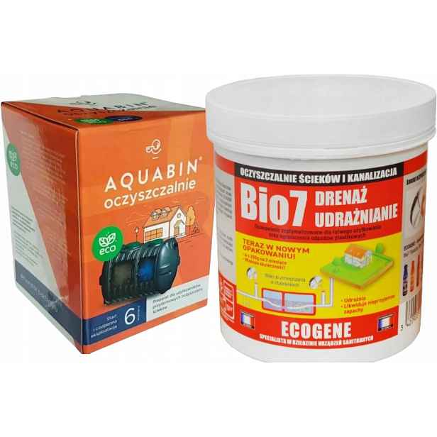 Bio7 Čištění ČOVky Žumpy Drenáž +Bakterie Aktivátor