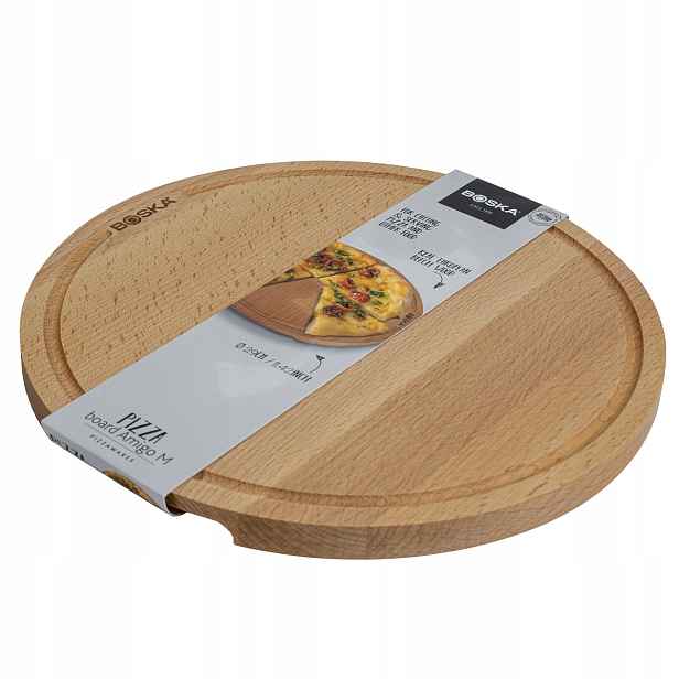 Boska prkénko na servírování pizzy Amigo M 29 cm Buk