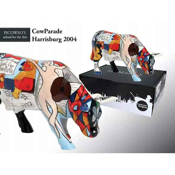 CowParade Harrisburg 2004 Picowso's School for the Arts Allison Mushalko.