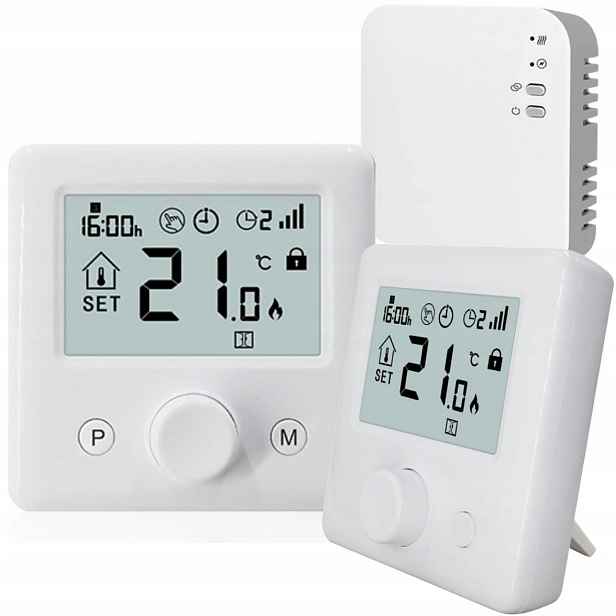 Rádiový Termostat Volt Polska Comfort WT-18 Programovatelný 868 MHz