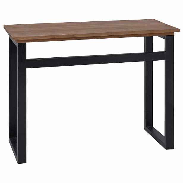 vidaXL Stůl Přírodní Pevné teakové dřevo 100 x 45 x 75 cm