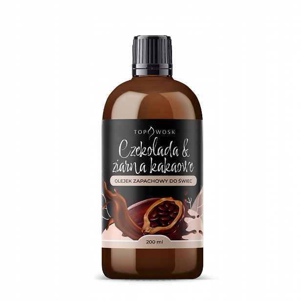 Vonný olej do svíček Čokoláda a Kakaové Boby 200 ml, vůně do vosk
