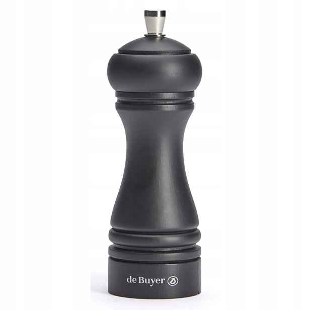 Java Mlýnek na sůl 14 cm černý matný De Buyer