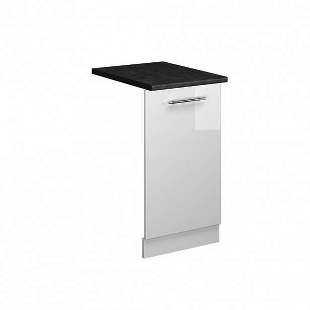 Vicco ČELNÍ PANEL MYČKY Fame-Line Bílá vysoký lesk 45 cm , PD Antracit