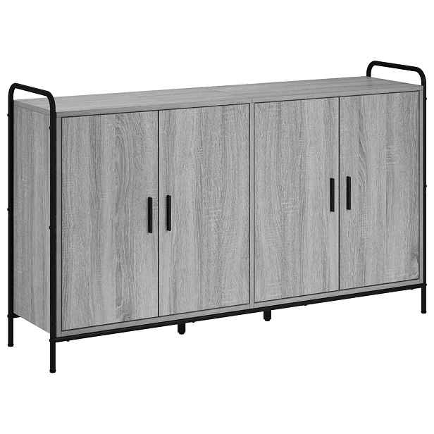 vidaXL Servírovací skříň Šedý Sonoma 97 x 33 x 81 cm Kompozitní dřevo