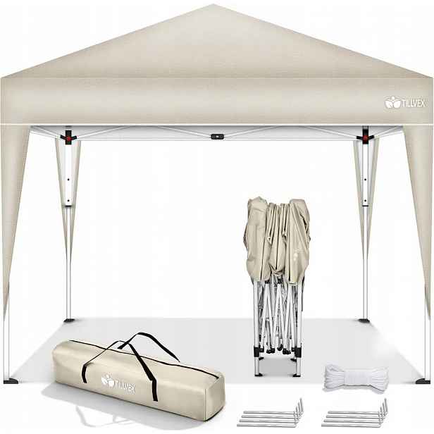 Altán Stan Zahradní Pavilon 3x3M Uv 50+ Béžový Tillvex