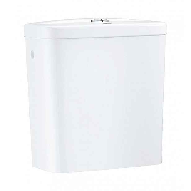 Grohe Bau Ceramic - Splachovací nádrž, 34x15 cm, boční přívod vody, alpská bílá 39437000