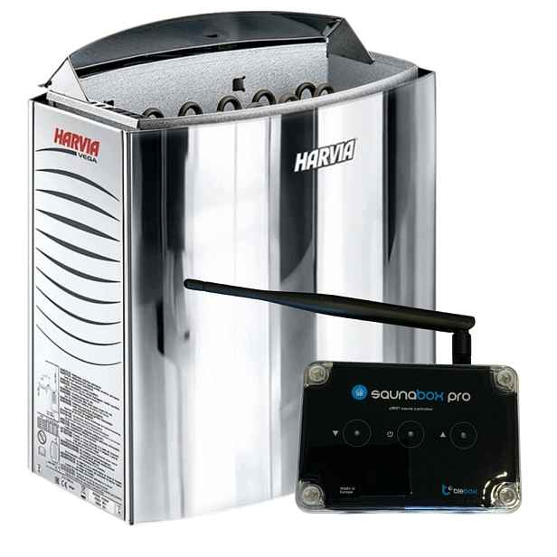 Kamna Harvia Vega BC90E 9 kW ovladač WiFi BleBox saunaBox Pro
