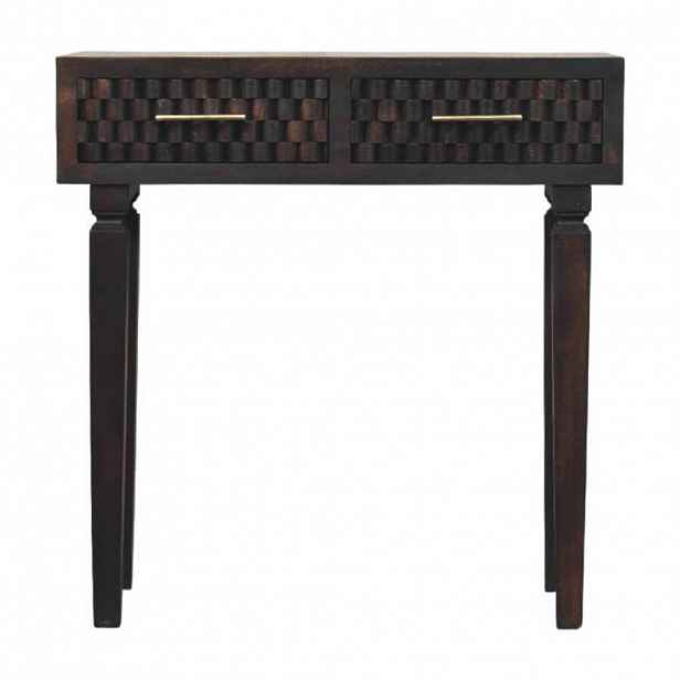 Artisan Furniture NOČNÍ STOLEK z masivního dřeva, 1 zásuvka, bílá