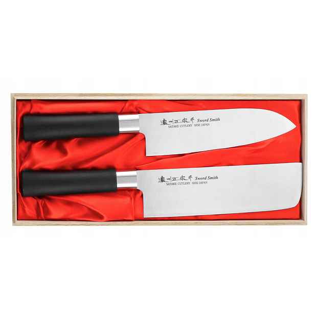 Sada japonských nožů Satake Pp Santoku, Nakiri