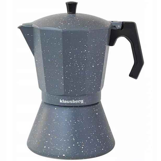 Klausberg Moka Kávovar 12 Šálků KB7298 Tradiční Moka Kávovar