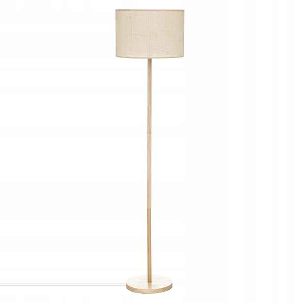 Stojací lampa Della, 149,5 cm, béžová