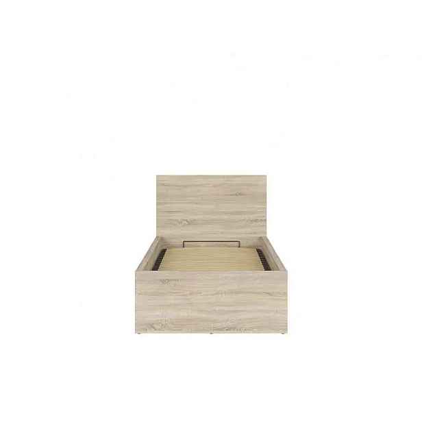 BRW Postel TETRIX s roštem LOZ/90/B dub sonoma