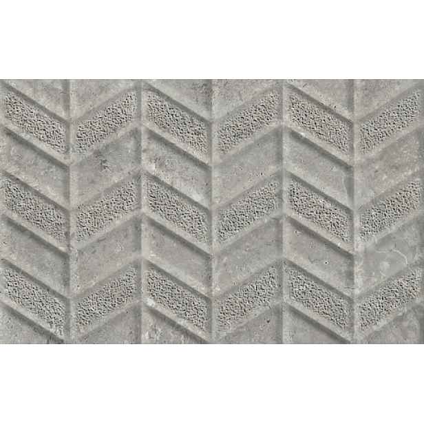 Dekor Vitra Sicily light grey 25x40 cm mat K950918