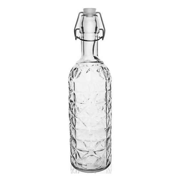 láhev 0,75l ELA, patent.uzávěr CLIP, sklo