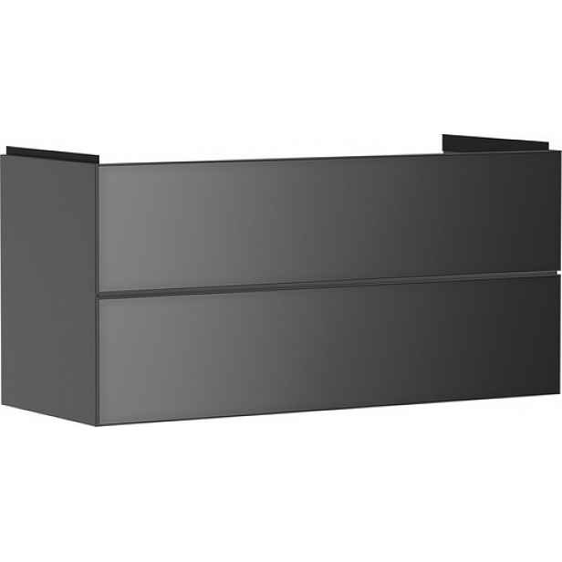 Skříňka pod umyvadlo bez umyvadla Hansgrohe Xevolos E 118x57,5x47,5 cm břidlicová matná šedá mat 54186770