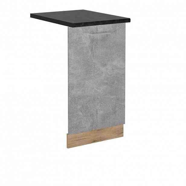 Vicco ČELNÍ PANEL MYČKY R-Line Beton 45 cm , PD Antracit