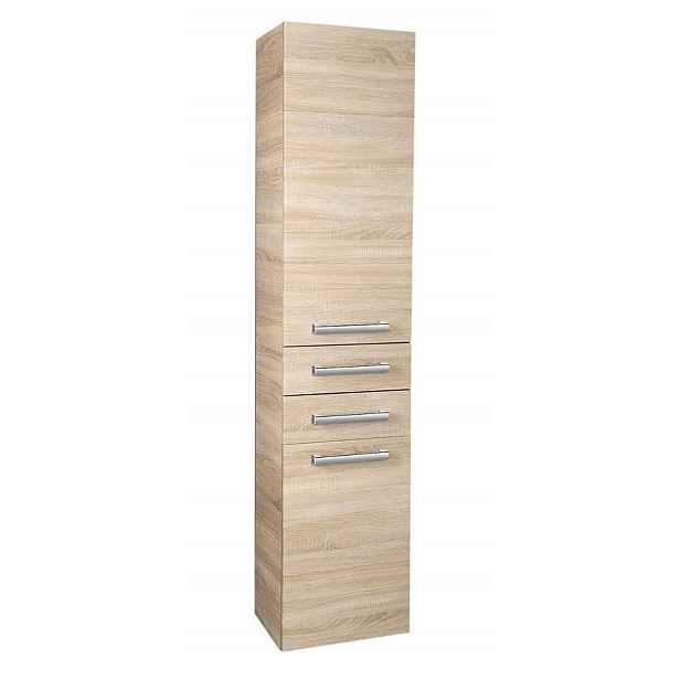 Aqualine Vega - Skříňka vysoká, 35x184x31 cm, dub platin VG985