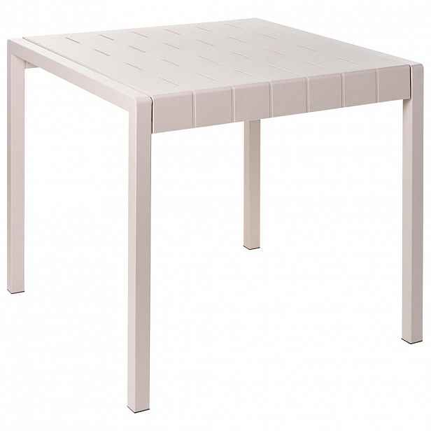 Beliani ZAHRADNÍ STŮL 81/84 cm Béžový Bartica