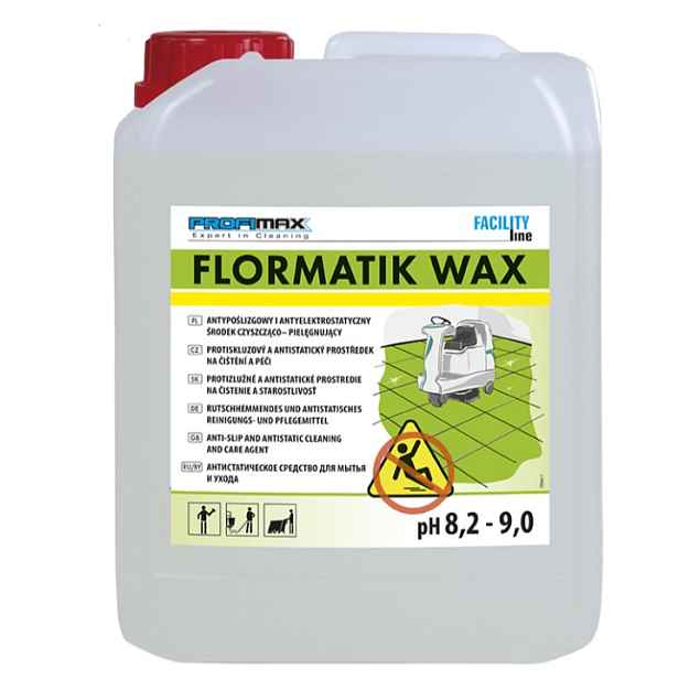 Profimax, Profibasic PROFIMAX Flormatik WAX -  protiskluzový a antistatický na strojní čistění podlah 5 L