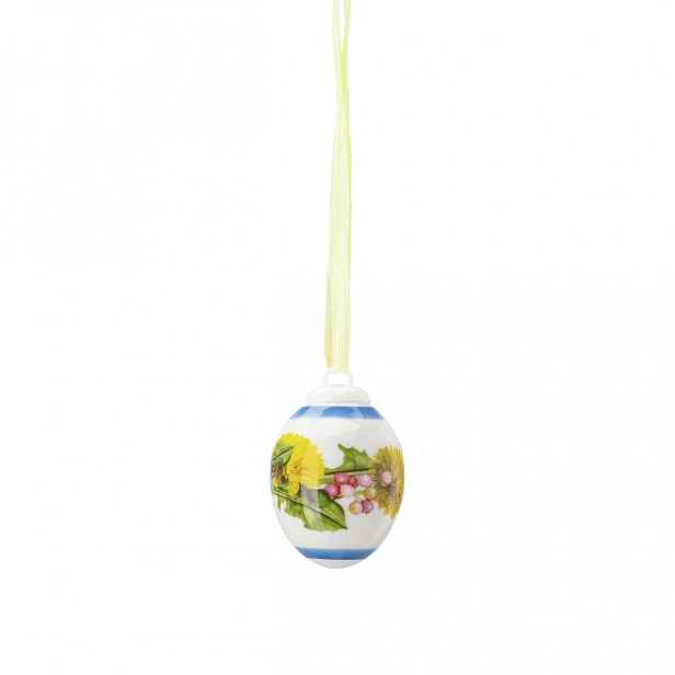 Rosenthal Velikonoční porcelánová závěsná dekorace mini vajíčko "Pampeliška", Ø 3,4 cm 02254-723589-27956