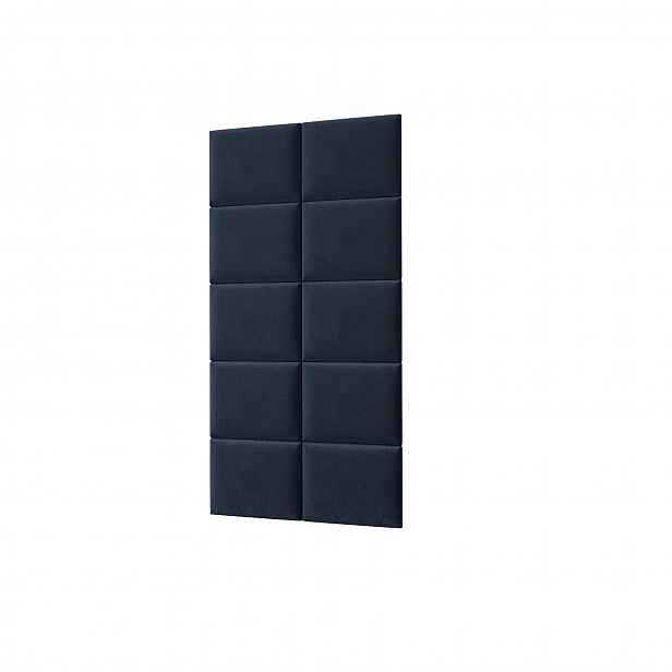 Set panelů na zeď 100x200 VALERIO - tmavě modrý