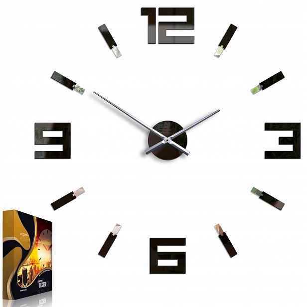 Nástěnné hodiny v moderním akrylovém stylu Big Clock Kulatý Křemenné