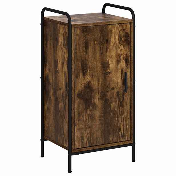 vidaXL Servírovací skříň Kouřový dub 97 x 33 x 81 cm Kompozitní dřevo