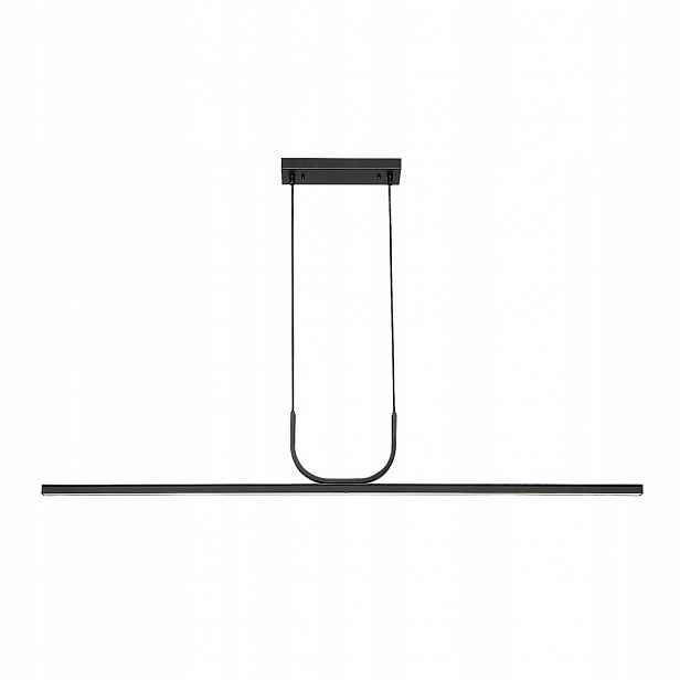 Černá závěsná lampa Elia Led nad jídelní stůl Rabalux