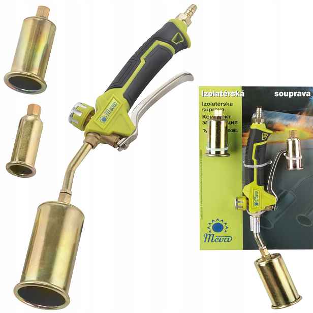 Pokrývačský plynový hořák pro izolaci Lpg Set 3 trysky 3.7 28 kW