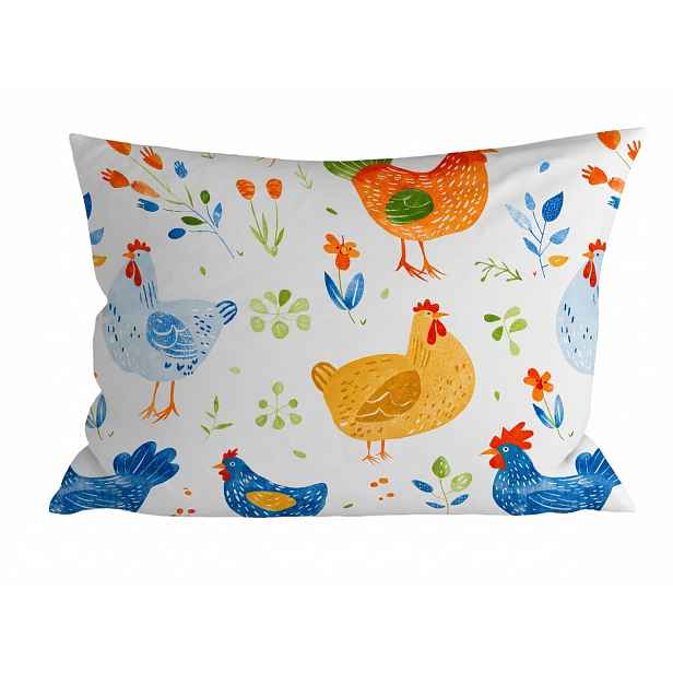 Povlak na polštář z mikrovlákna HENRIETTA 70x90 cm, barevný