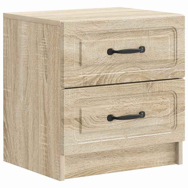 vidaXL Noční skříňka Dub sonoma 43 x 34,5 x 44,5 cm Kompozitní dřevo