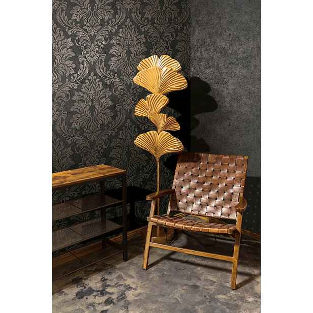 Černá Tapeta Vzor Ornamenty Damašek Glamour Do Obývacího Pokoje