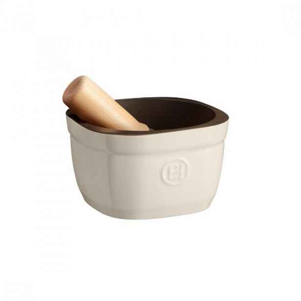 Hmoždíř s tloučkem, keramický, 16 cm, Clay - Emile Henry