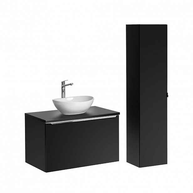 Petits-meubles KOUPELNOVÝ NÁBYTEK 80cm Eros 2er-Set Černá