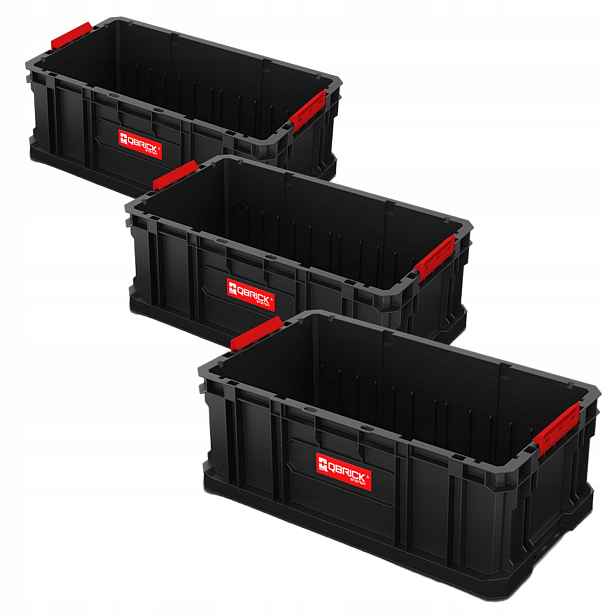 Qbrick System Two Box 200 koš, modulární organizér, box na nářadí x3