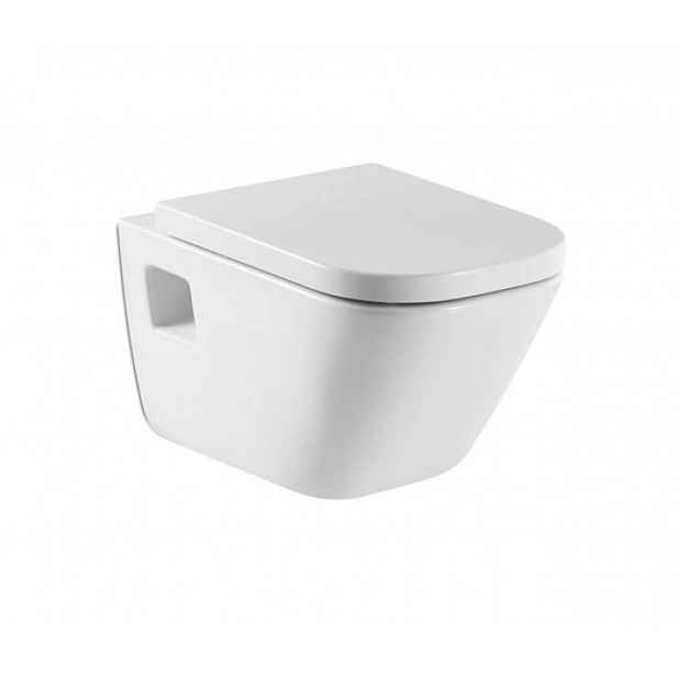 Roca The Gap - Závěsné WC, Rimless, bílá A34647F000