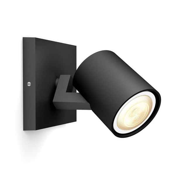 Svítidlo GU10 s vypínačem Philips HUE Runner 1× žárovka LED 5 W černá