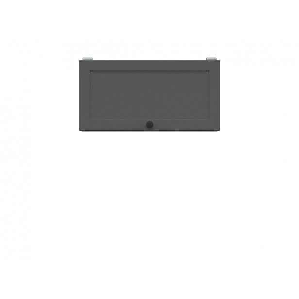 JAMISON, skříňka nad digestoř 60 cm, bílá/grafit