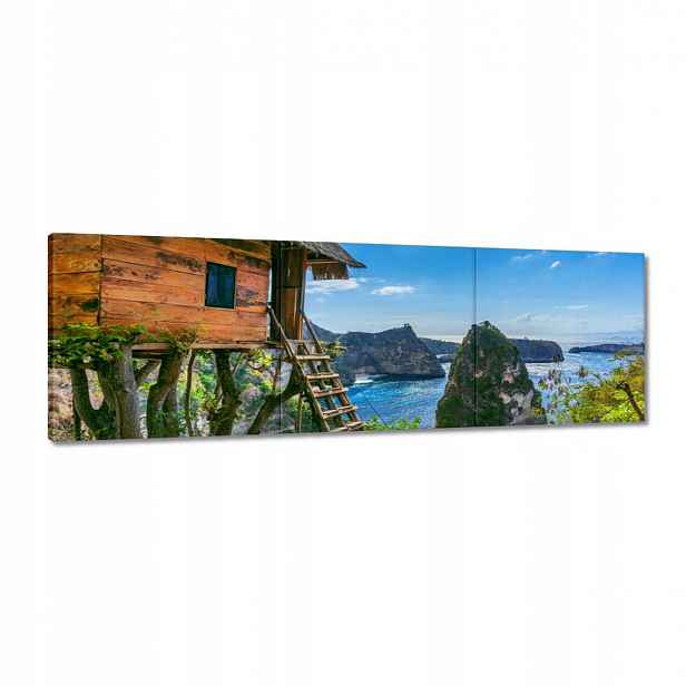 Obrazy 120x40 Domeček na stromě Moře