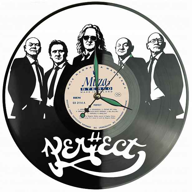 Perfektní Dárek Originální dekorace do domu Hodiny z vinylové desky