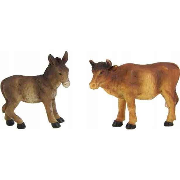 Vůl a Osel Stojící výška do 9,7 cm pro figurky 12-15 cm